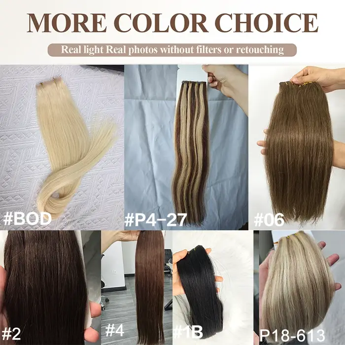 Extensions de cheveux naturels Butterfly Weft