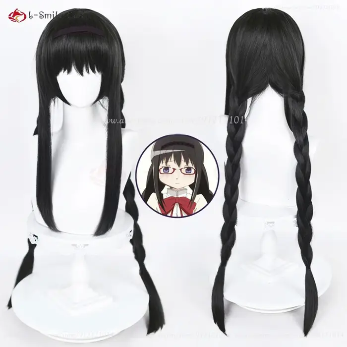 Perruque de Cosplay Akemi Zones ura de 90cm de Long