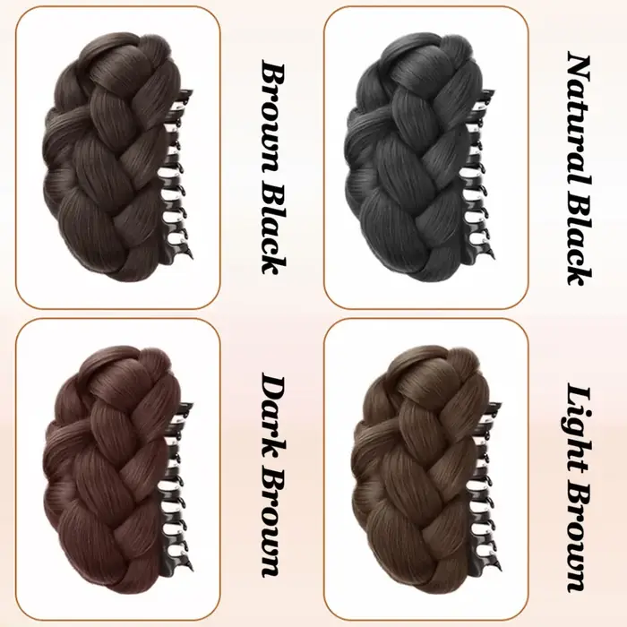 Chignon synthétique tendance avec pince à cheveux