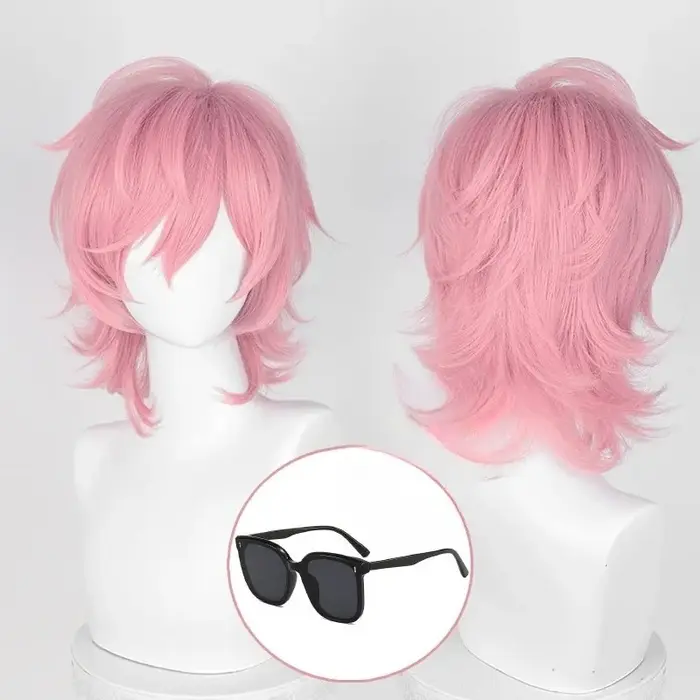 Perruque de cosplay de personnage Yuri Demi-Human Anime - Courte