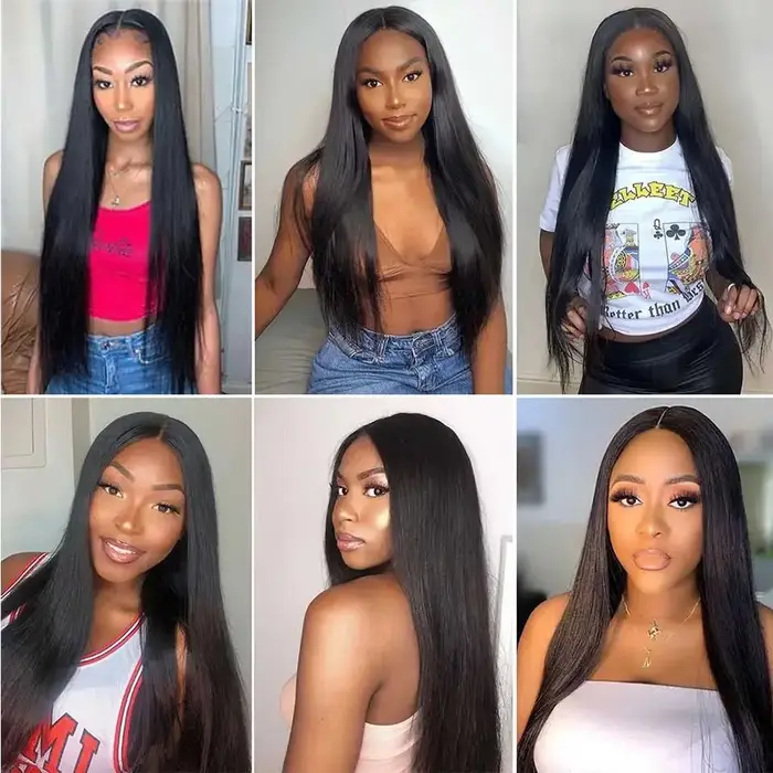 Perruque Lace Front Wig synthétique 13x4x1