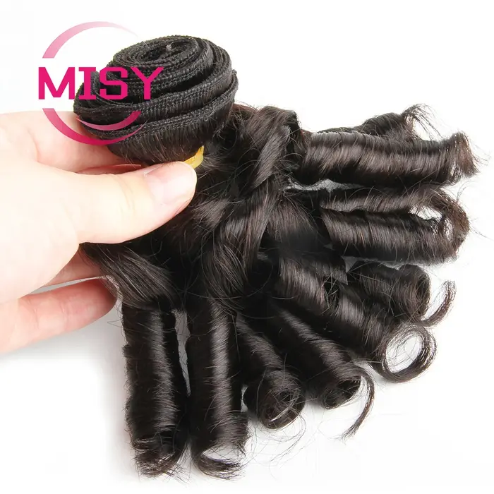 Tissage en lot brésilien naturel Remy bouclé ombré pour femme