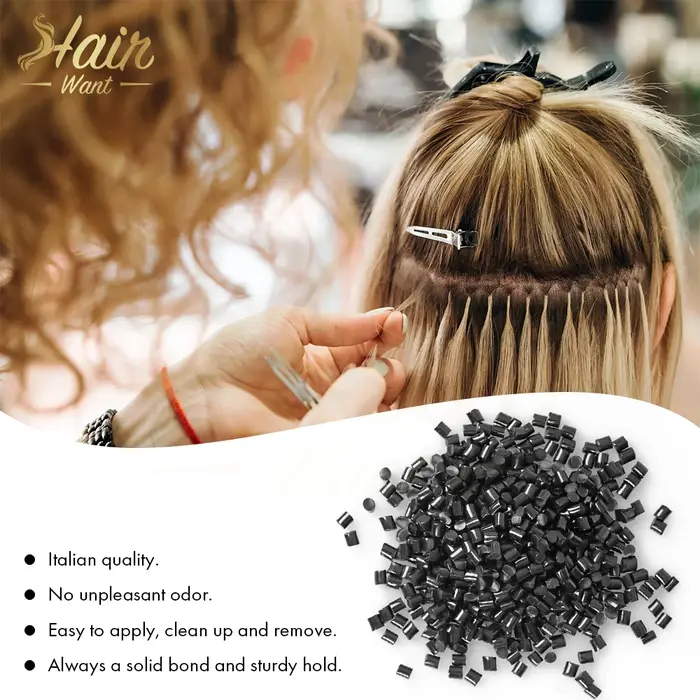 KtkerBrian Glue Mars-Perles de colle pour extensions de cheveux, outil exécutif
