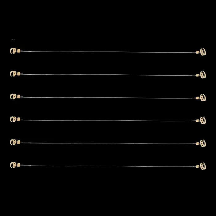 Ligne de poisson en fil Invisible pour Extensions de cheveux, 6 pièces, 3 couleurs disponibles, post