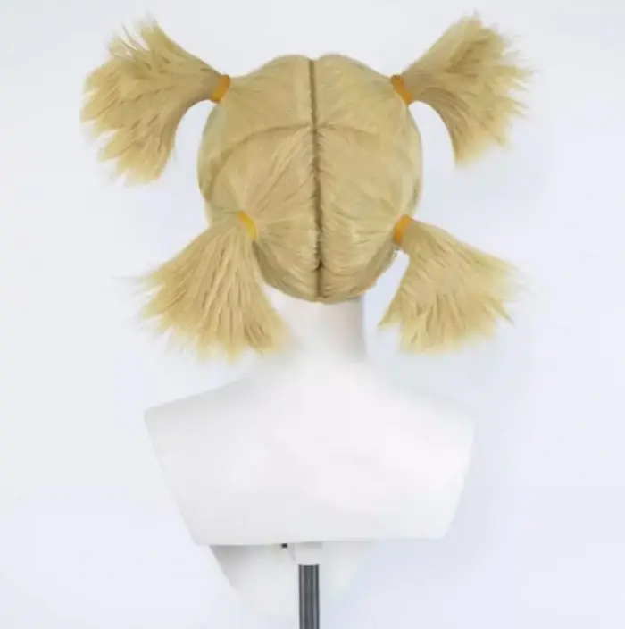 Perruque Cosplay Temari synthétique courte et lisse