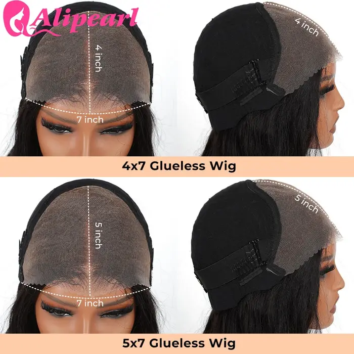 Alipearl cheveux prêt à emporter perruque