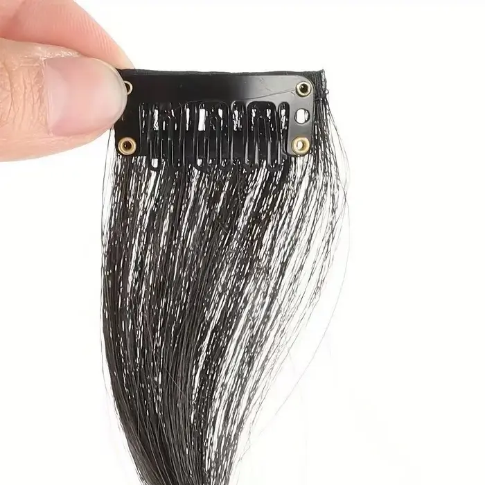 Extensions de cheveux synthétiques bouclées et ondulées à clipser