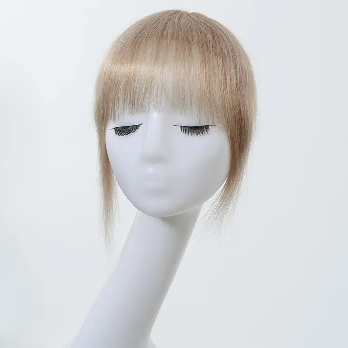 100% cheveux humains frange Blonde brun vaporeux Bang pince à cheveux en frange frange avec branches