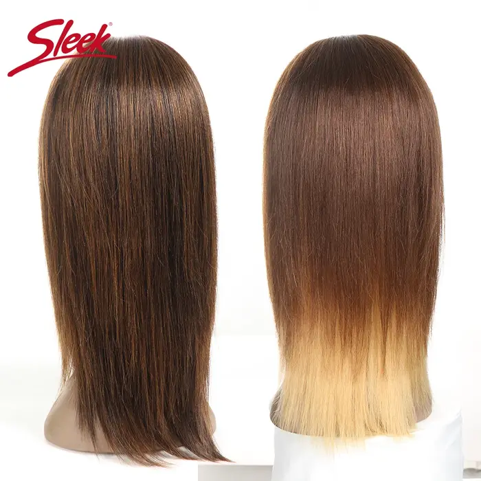 Perruque Lace Front Wig Remy brésilienne lisse 33 #-F1B/30, perruque Lace Wig, cheveux naturels, bal