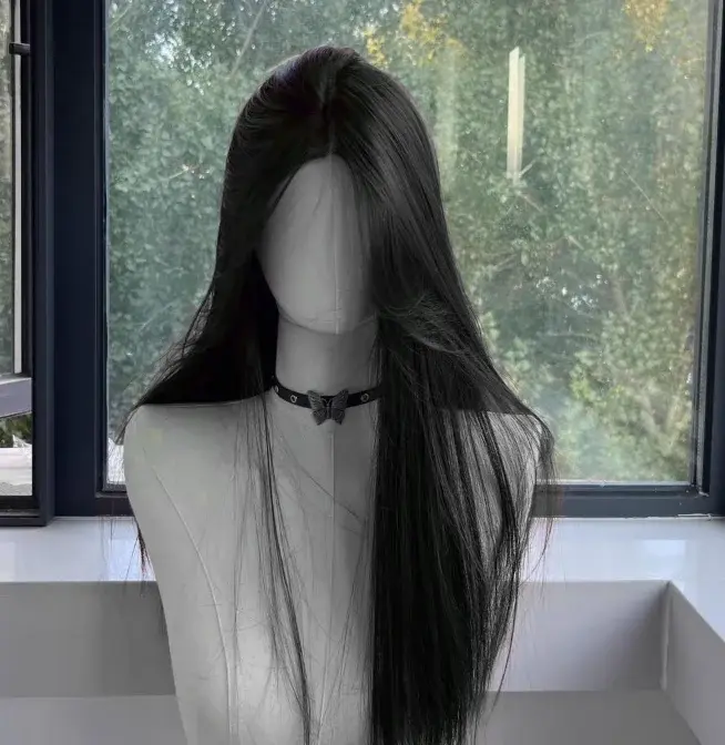 Perruque noire pour femmes