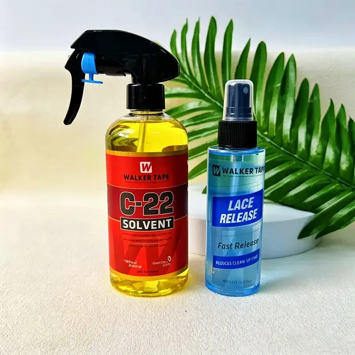 Dégraissant pour perruques en dentelle, dissolvant de colle pour toupets, dégraissant pour extensions de cheveux, dégraissant pour bandes adhésives Walker Tape C-22 en spray
