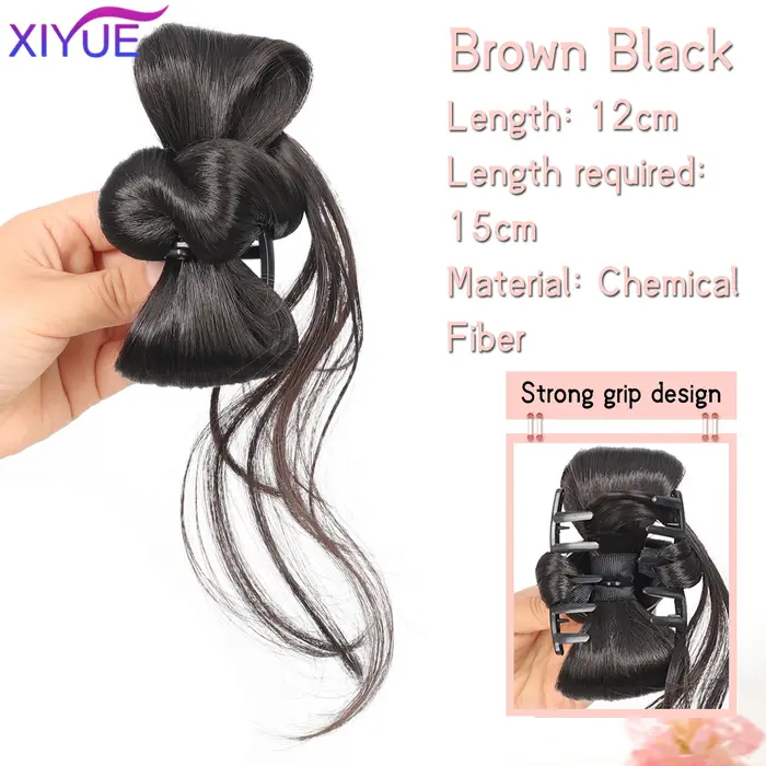 Perruque chignon de Style synthétique