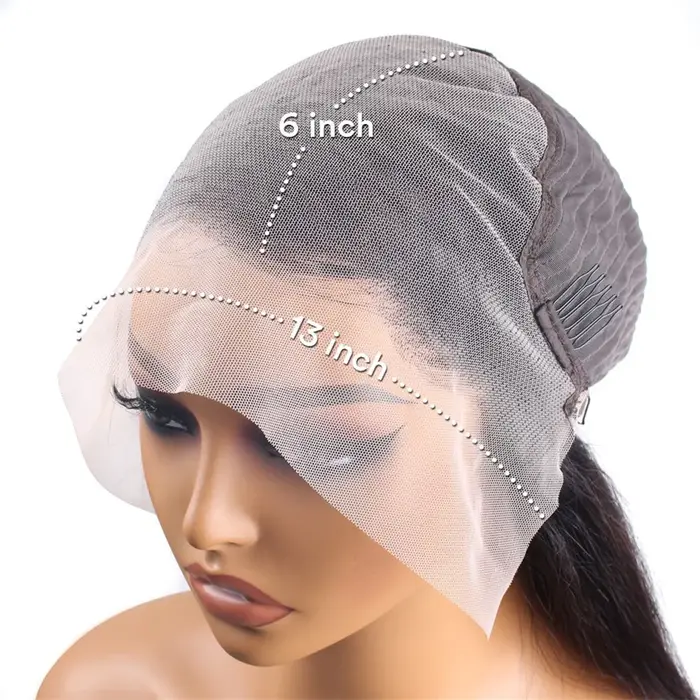 Perruques Lace Frontal HD Deep Wave 13x6 à 250% de densité