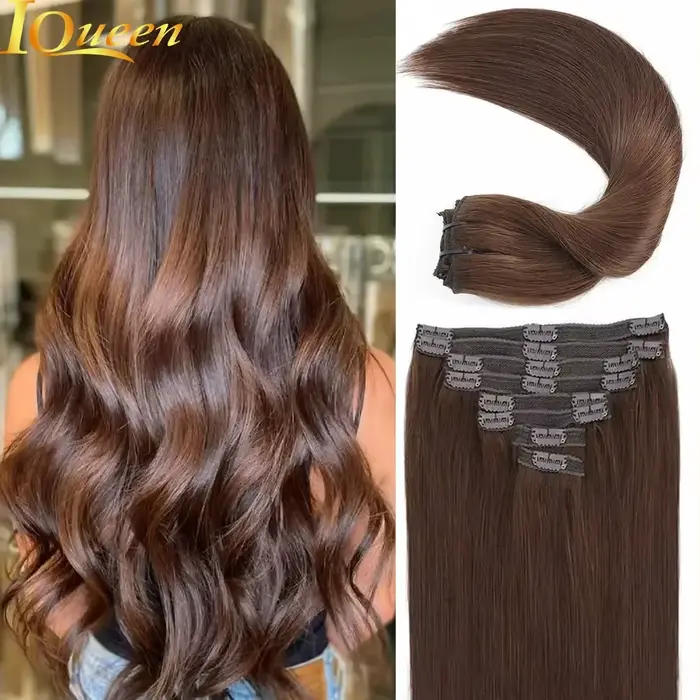 Extensions de cheveux à clipser