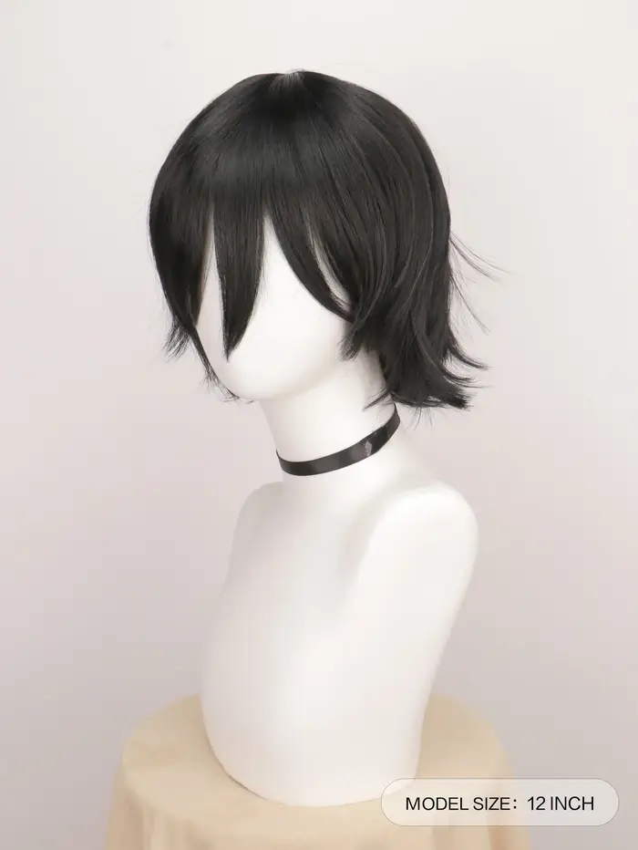 Perruque de Cosplay Anime détective Conan pour Halloween