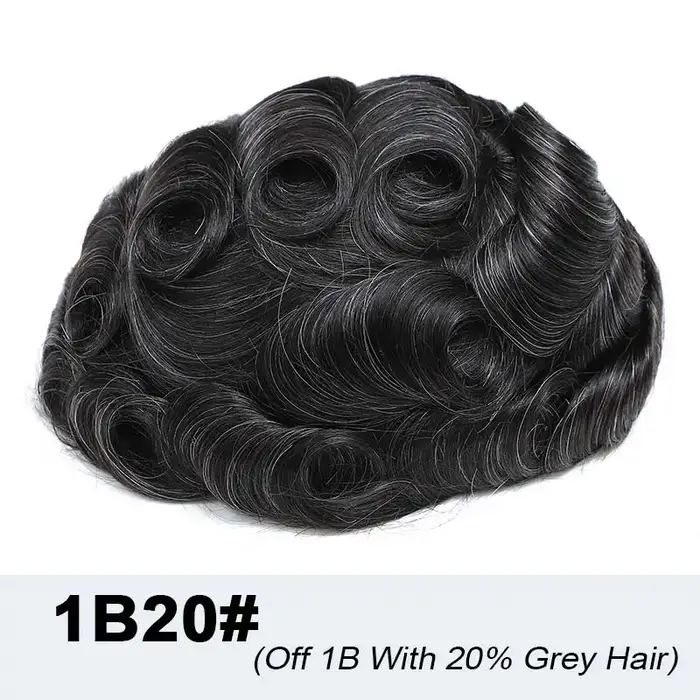 Prothèse capillaire réaliste pour homme