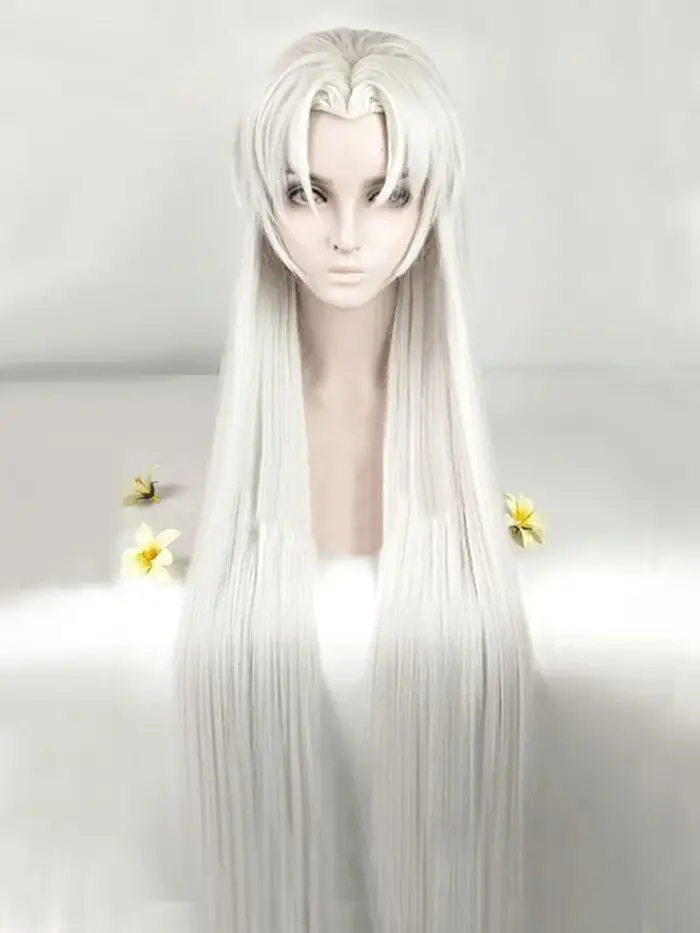 Perruque Inuyasha Sesshomaru longue 39 pouces