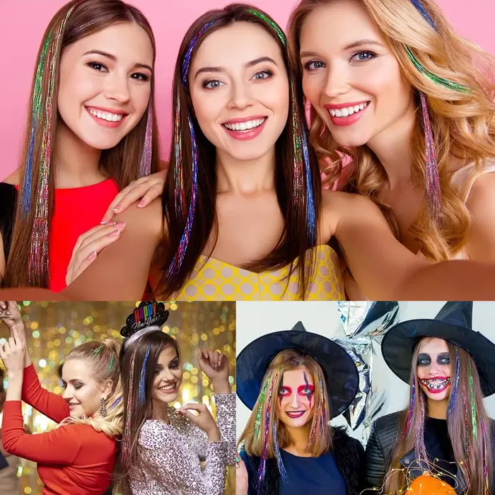 Extensions de cheveux Tinsel pour femmes et filles