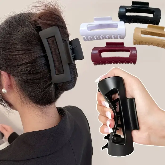 Pinces à cheveux flexibles en silicone