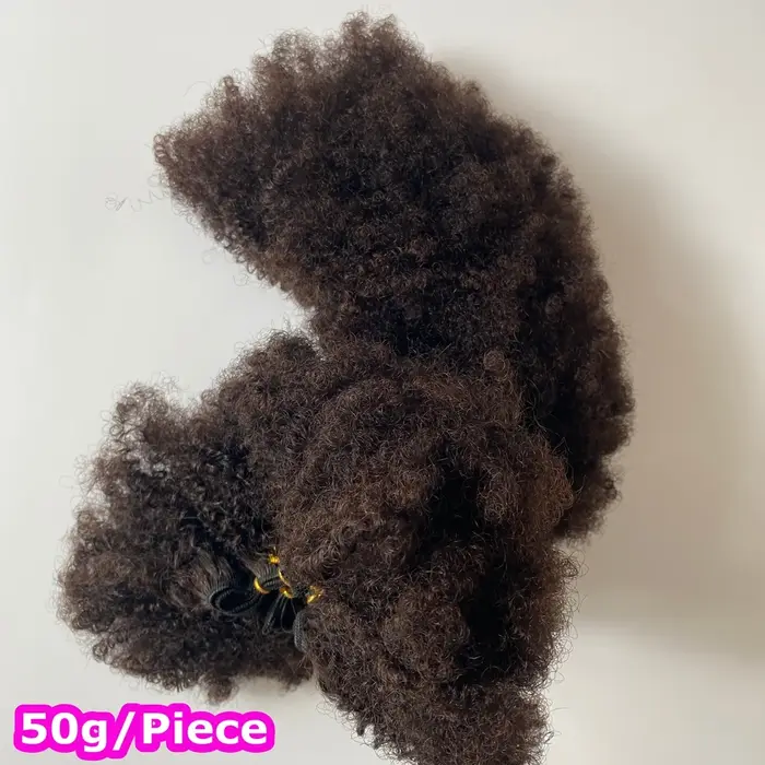 Tissage de cheveux humains bruts moelleux