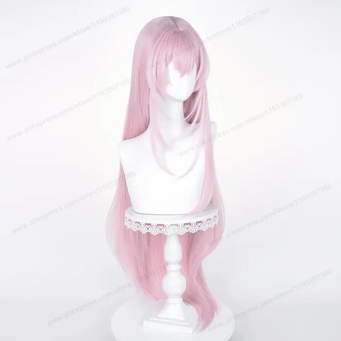 Perruque de Cosplay Luka, 100cm de long, rose, pour femmes, perruque de Cosplay Anime, perruques syn