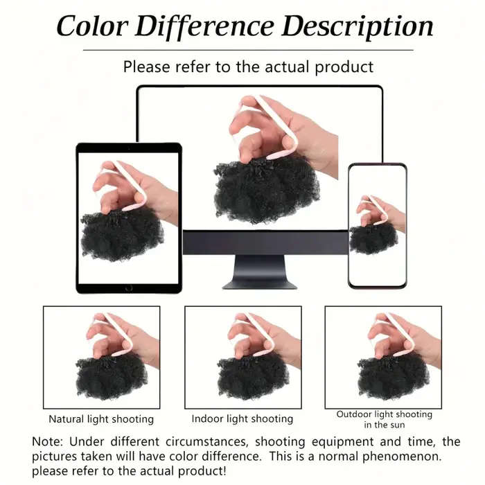 Extensions de cheveux synthétiques bouffantes africaines avec pinces papillon colorées