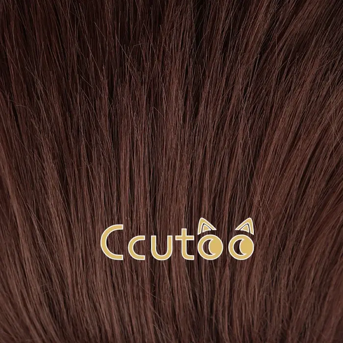 Ccutoo-Perruque de Cosplay en Cheveux Synthétiques, avec Bonnet, Vêtements de Sauna Rouge, Anime Choji Akimpiercing
