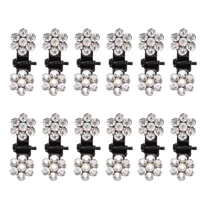 Mini pince à cheveux en cristal pour filles, pince à griffes mignonne, vêtements de sauna, outils de