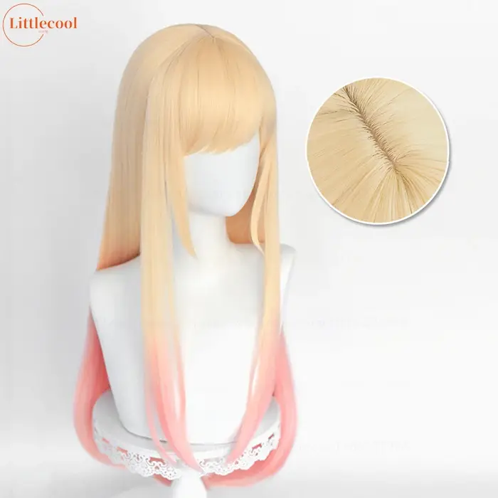 Perruque de cosplay Anime Marin Kitagawa de haute qualité