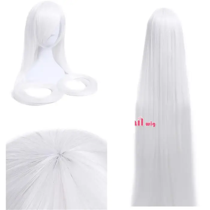 Perruques synthétiques blondes pour filles, pour déguisement, cosplay, 100 cm de long, perruques de 