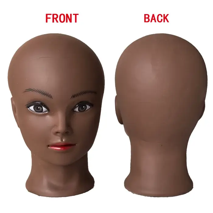 Perruque de tête de Mannequin de maquillage féminin pour perruques faisant affichage