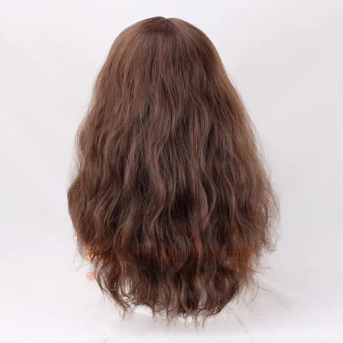 Hermione Jean Granger Cosplay perruque marron bouclés résistant à la chaleur cheveux synthétiques