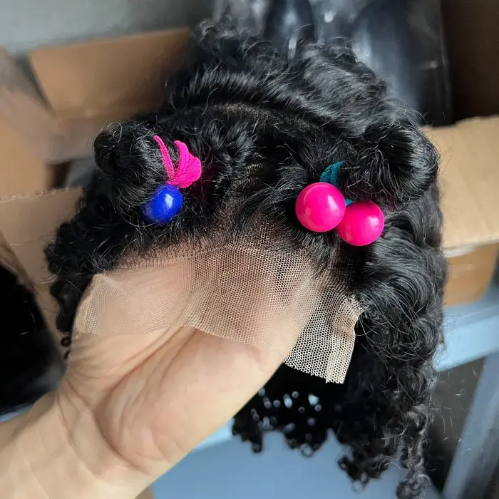 Perruques 100% cheveux humains pour enfants