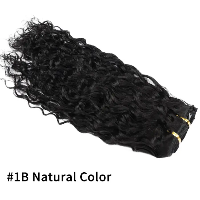Veravicky-Extensions de Cheveux Naturels Européens Remy Ondulés à réinitialisation, Fait à la Machin