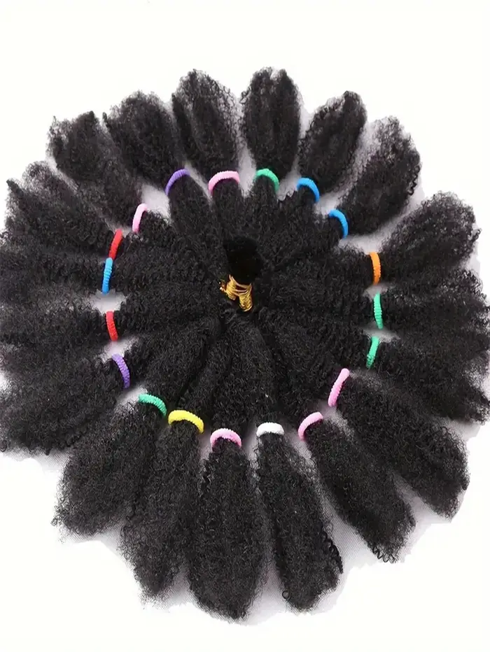 Cheveux Afro Kinky Twist pré-synthétiques, tresses au crochet, 12 pouces, 1 paquet, 10 supports par 