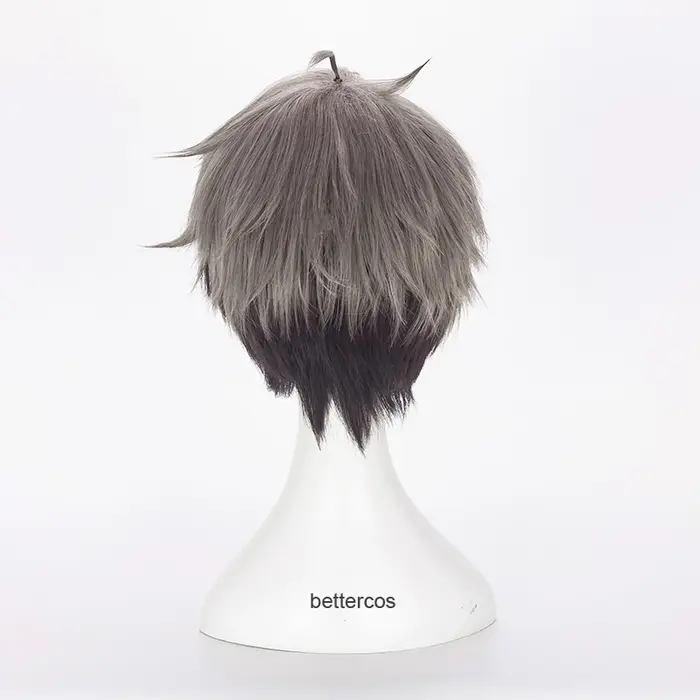 Haikyuu!! Miya Osamu noir marron Cosplay perruque Miya Atsumu court noir blond résistant à la chaleur synthétique cheveux perruque accessoire de déguisement