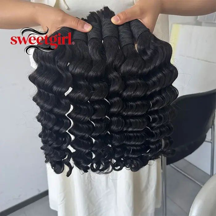 Extensions de cheveux humains ondulés
