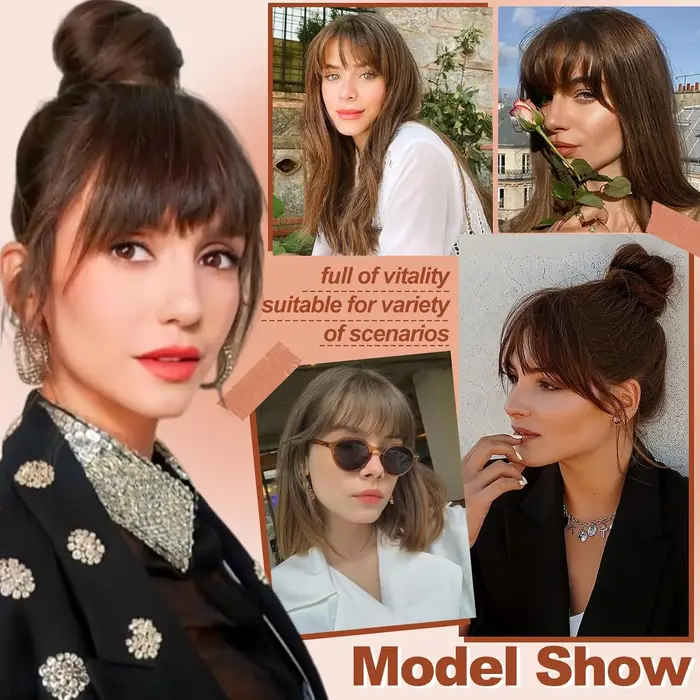 Clip in Bangs 613 Blond 100% cheveux humains