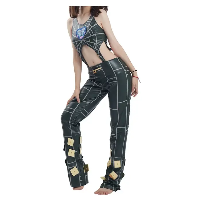 Perruque et veste de cosplay pour femme, Anime, Costume d'Halloween