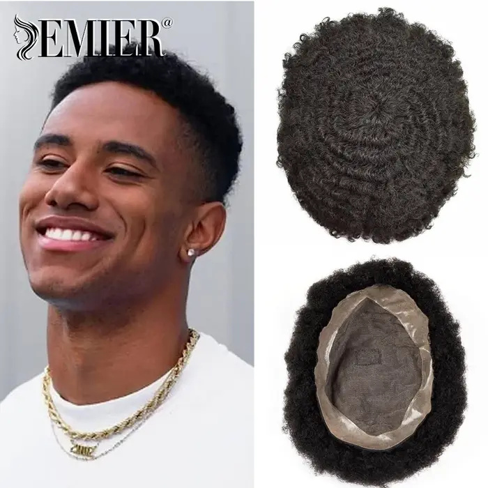 Postiche Afro Ondulé pour Homme