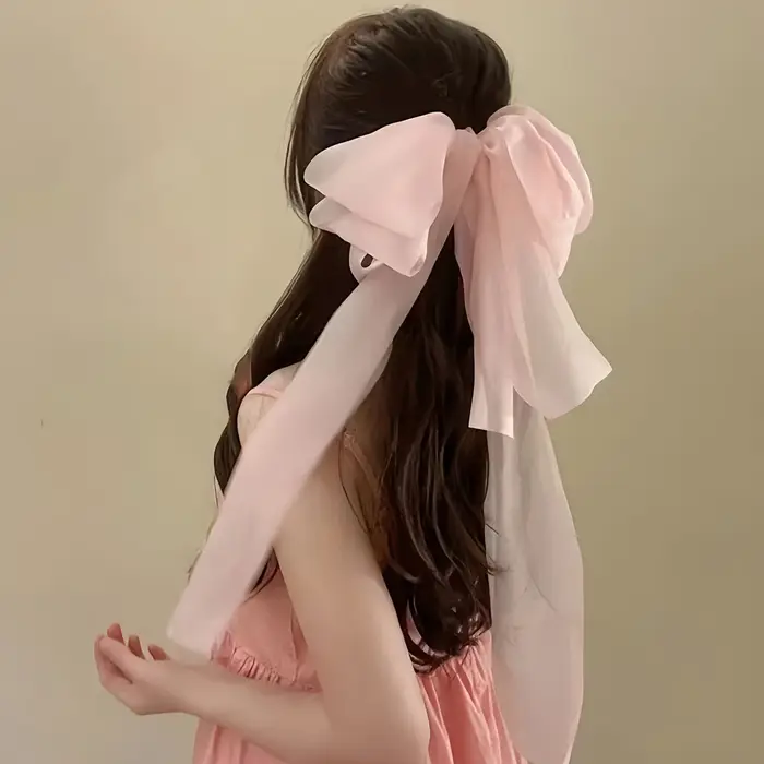 Pince à cheveux à gros nœud