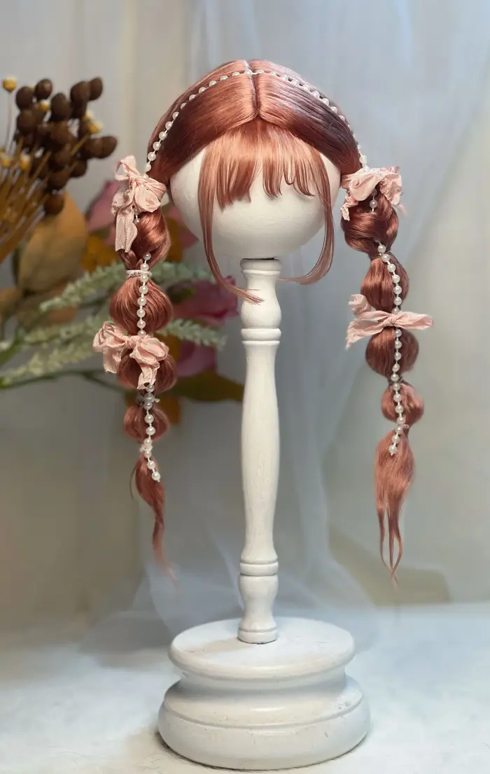 Perruque de poupée personnalisée, perruque de cheveux pour poupée tête nue Blyth, perruque uniquemen