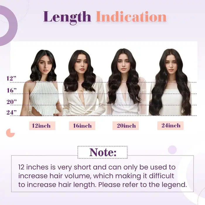 LaaTyo-Extensions de cheveux brésiliens Remy à clip