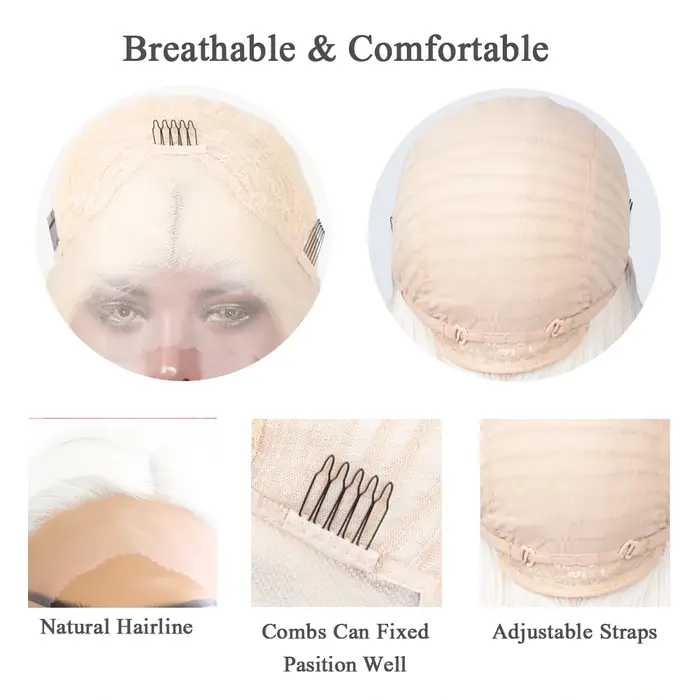 Bernardo 613 perruques blondes pour femmes perruque avant en dentelle synthétique crépus bouclés