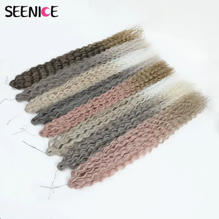 Ariel Curl tressage Extension de cheveux 22 30 pouces vague d'eau torsion Crochet
