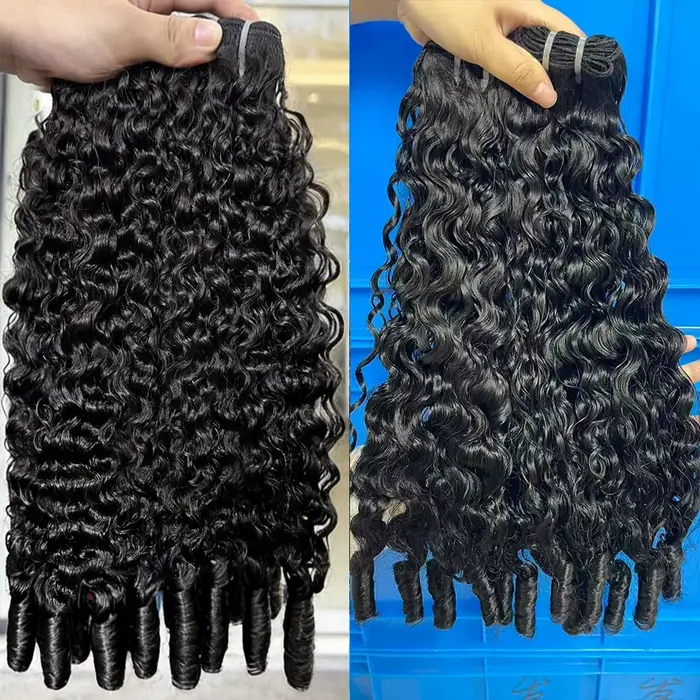 Extensions de cheveux humains bouclés birmans 15A, qualité supérieure, 28 pouces, tissage de cheveux