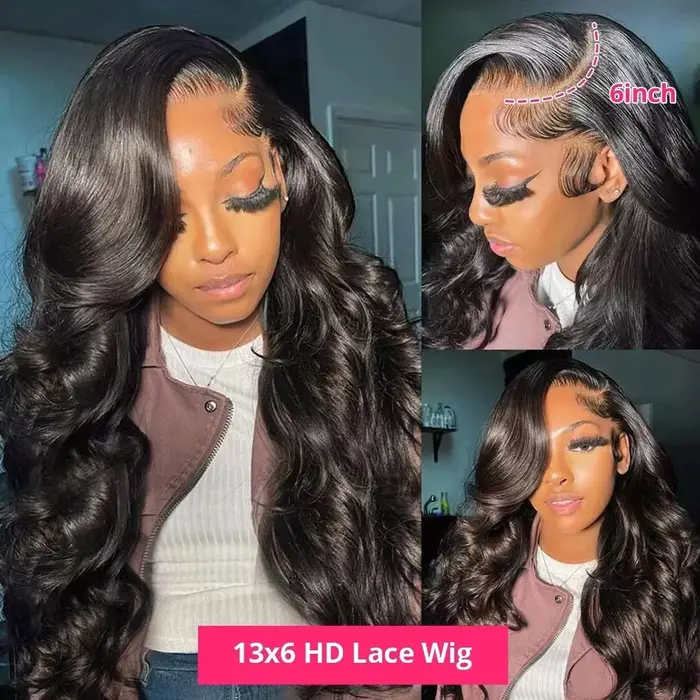 250% Remy cheveux 30 pouces vague de corps 7x5 sans colle perruques cheveux humains brésilien pré pl