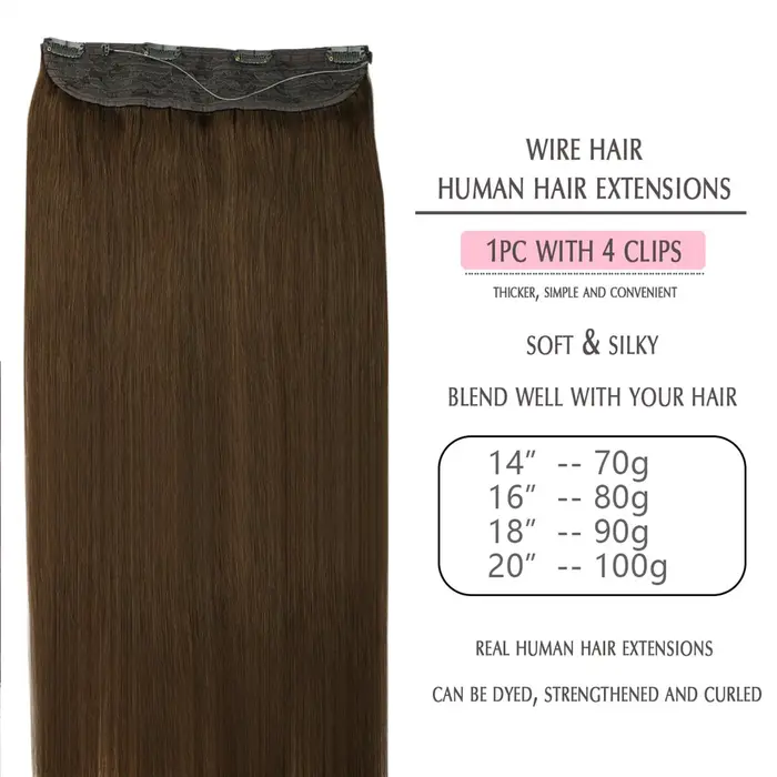 Extensions de cheveux invisibles Halo