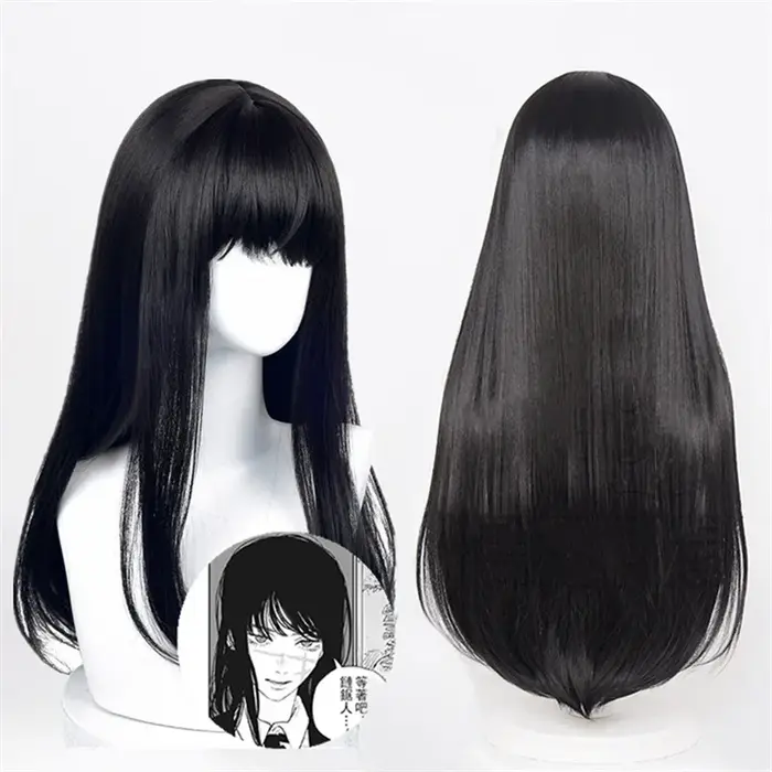 Extensions de cheveux de Cosplay de personnage de dessin animé, perruques synthétiques, couvre-tête