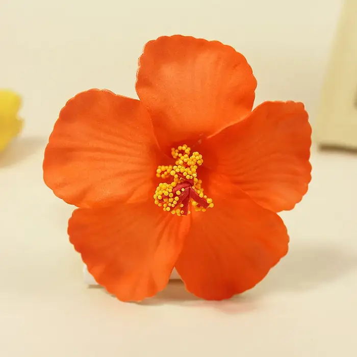 Pince à cheveux fleur hawaïenne pour femmes filles romantique bohème